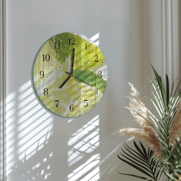 Orologio rotondo Acqua di calce