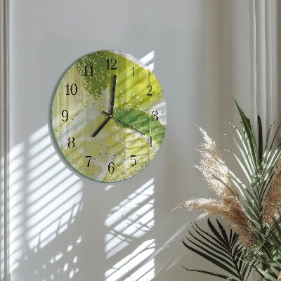 Orologio rotondo Acqua di calce