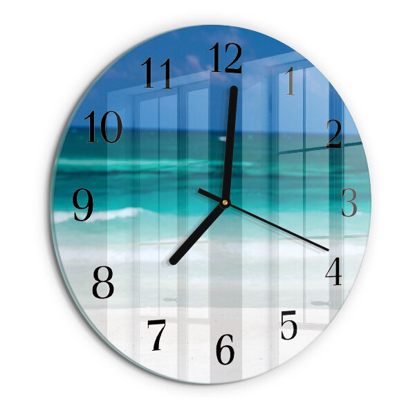 Orologio rotondo Spiaggia Mare