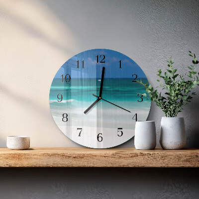 Orologio rotondo Spiaggia Mare