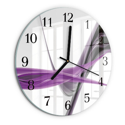 Orologio rotondo Fumo astratto