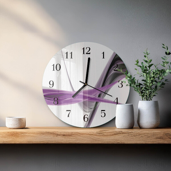 Orologio rotondo Fumo astratto