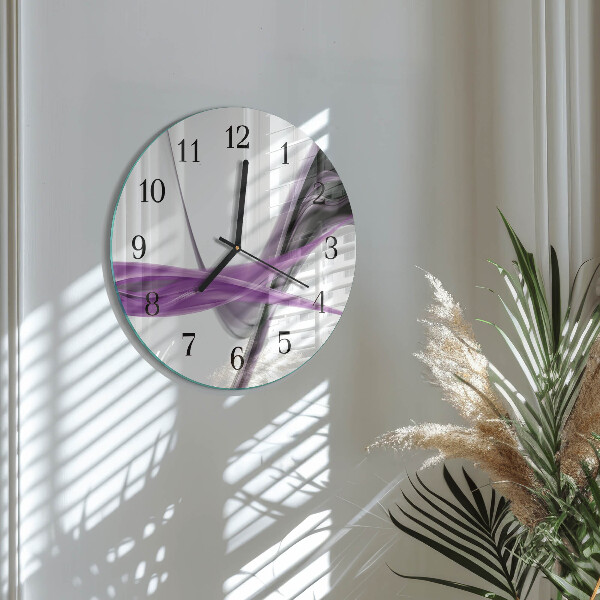 Orologio rotondo Fumo astratto