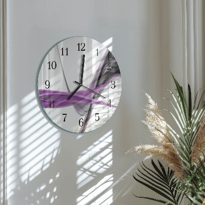 Orologio rotondo Fumo astratto