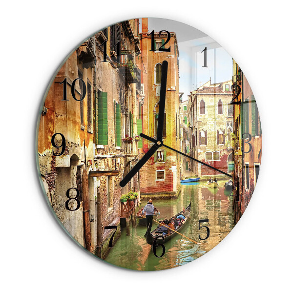 Orologio rotondo La barca veneziana
