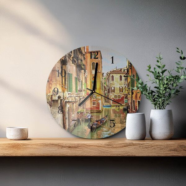 Orologio rotondo La barca veneziana