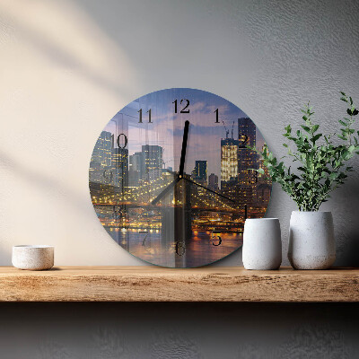 Orologio rotondo Ponte orizzontale
