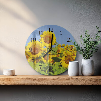 Orologio rotondo Girasoli