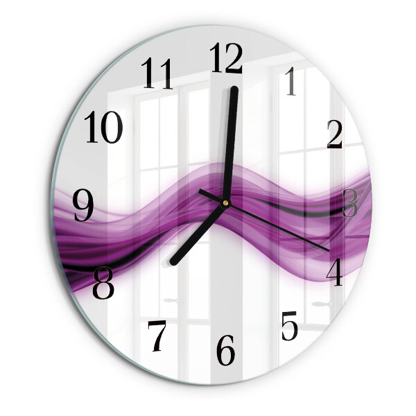 Orologio rotondo Linee astratte