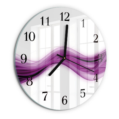 Orologio rotondo Linee astratte