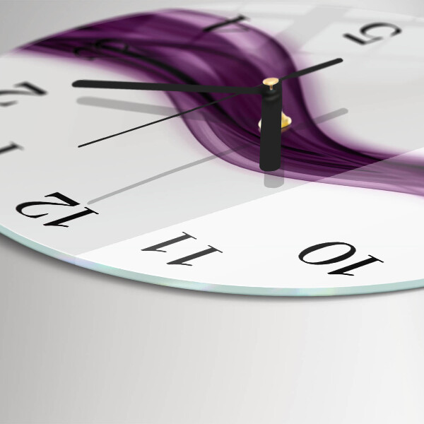 Orologio rotondo Linee astratte