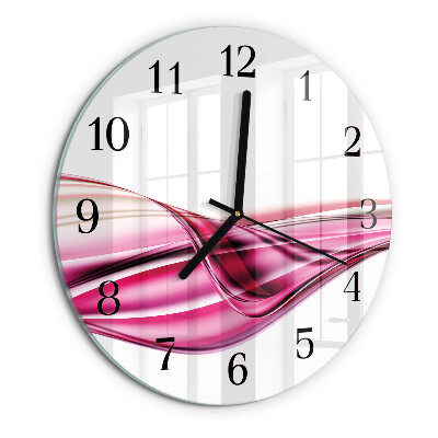 Orologio rotondo Linee astratte