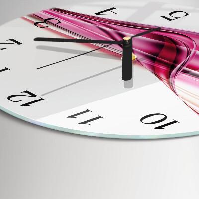Orologio rotondo Linee astratte