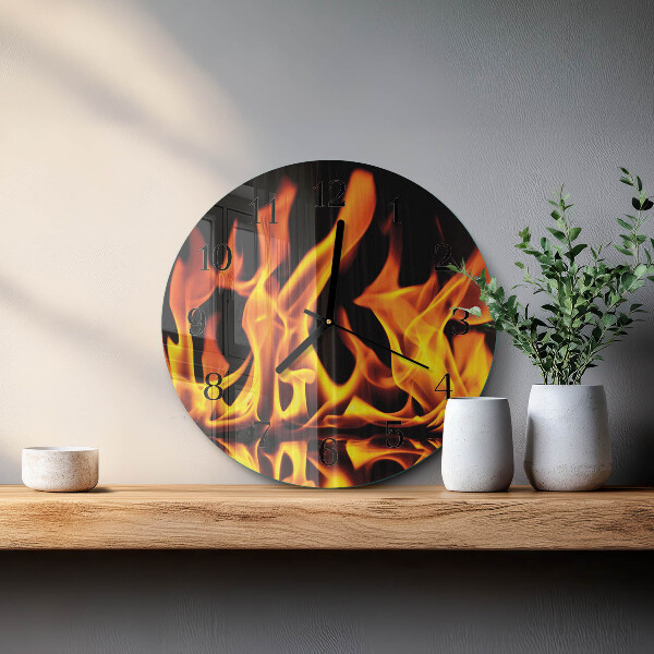 Orologio rotondo Fuoco