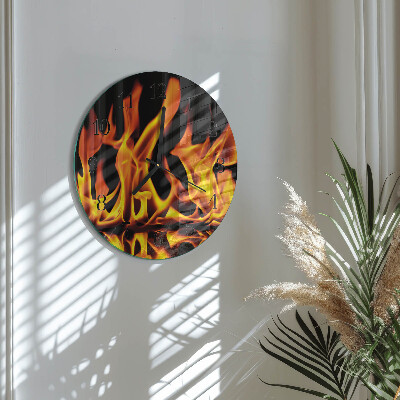 Orologio rotondo Fuoco