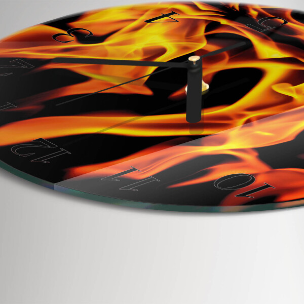 Orologio rotondo Fuoco