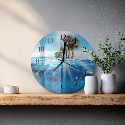 Orologio rotondo Isola dei Pesci