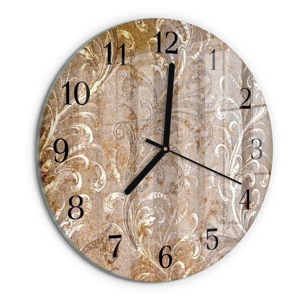 Orologio rotondo Motivo floreale