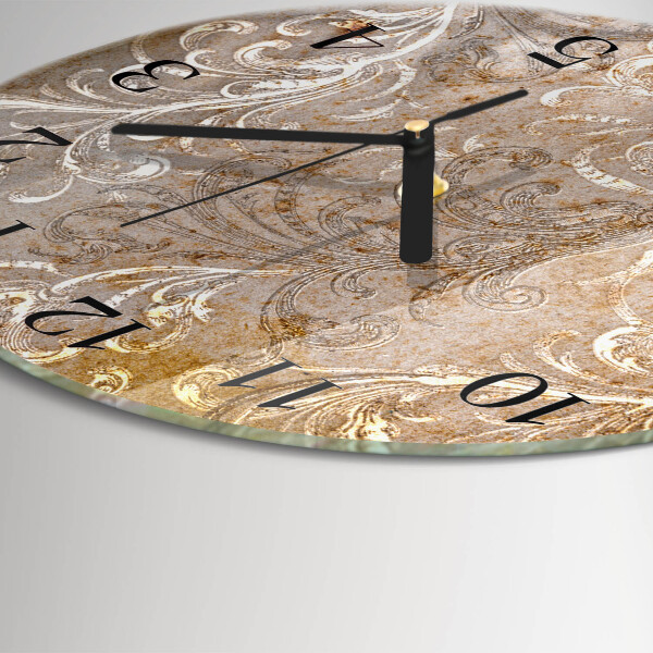 Orologio rotondo Motivo floreale