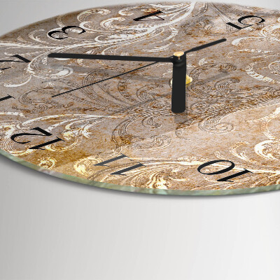 Orologio rotondo Motivo floreale