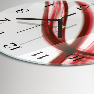 Orologio rotondo Linee astratte