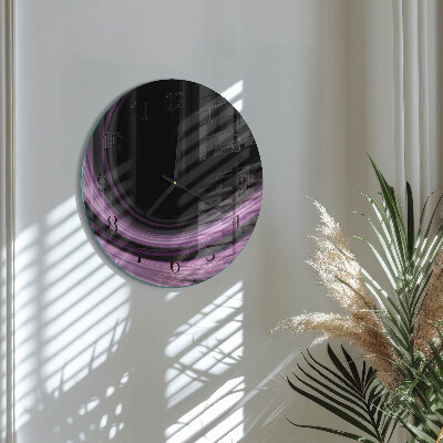 Orologio rotondo Linee astratte