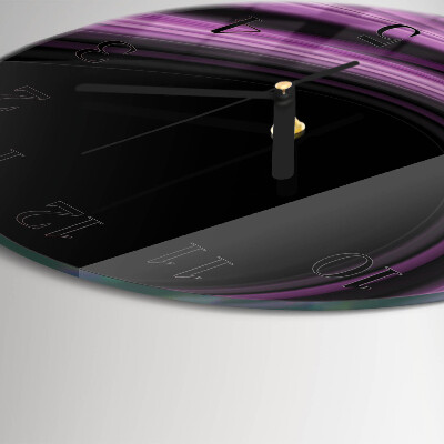Orologio rotondo Linee astratte