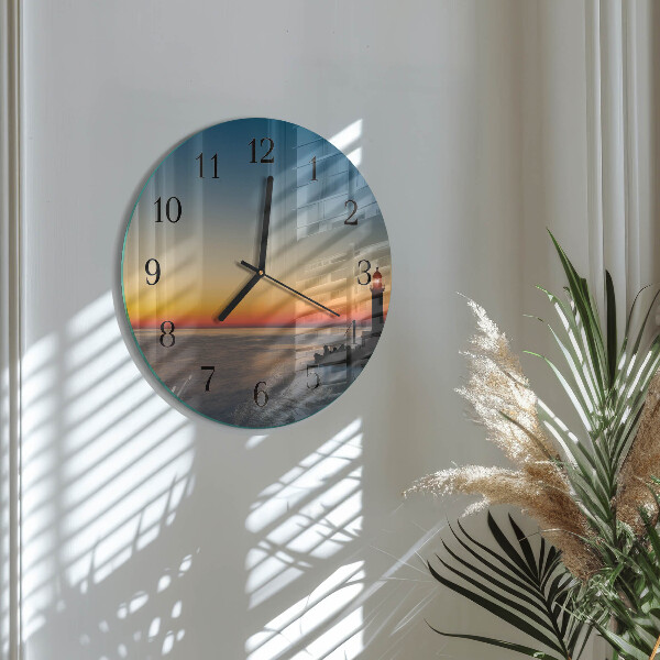 Orologio rotondo Mare del faro