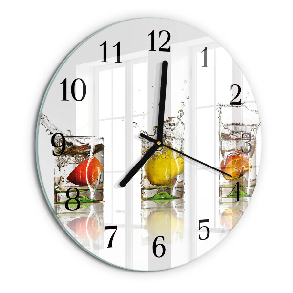 Orologio rotondo Bicchieri di zucchero