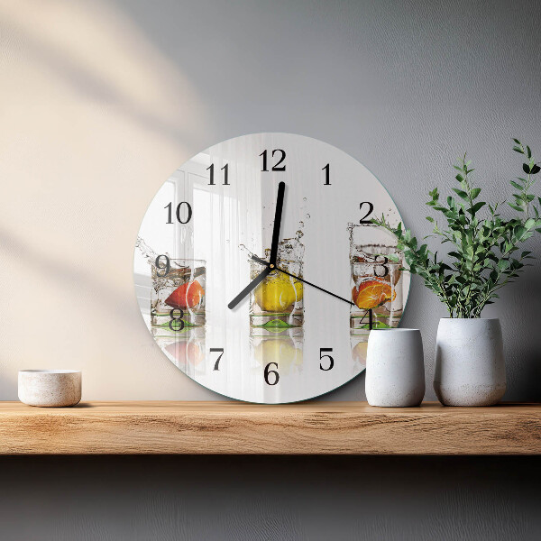 Orologio rotondo Bicchieri di zucchero