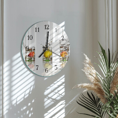Orologio rotondo Bicchieri di zucchero