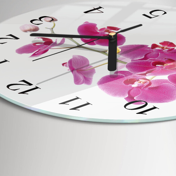 Orologio rotondo Orchidea