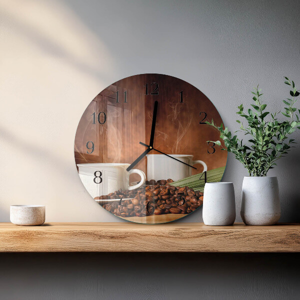 Orologio rotondo Tazze da caffè