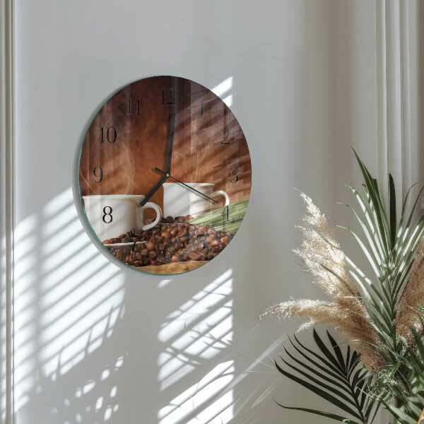 Orologio rotondo Tazze da caffè