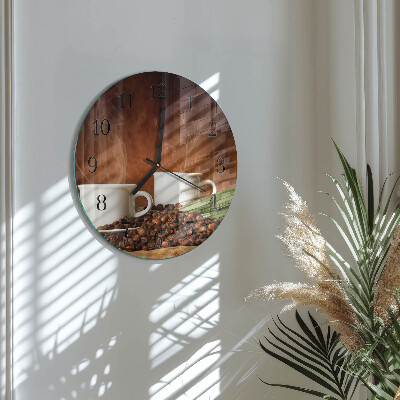 Orologio rotondo Tazze da caffè