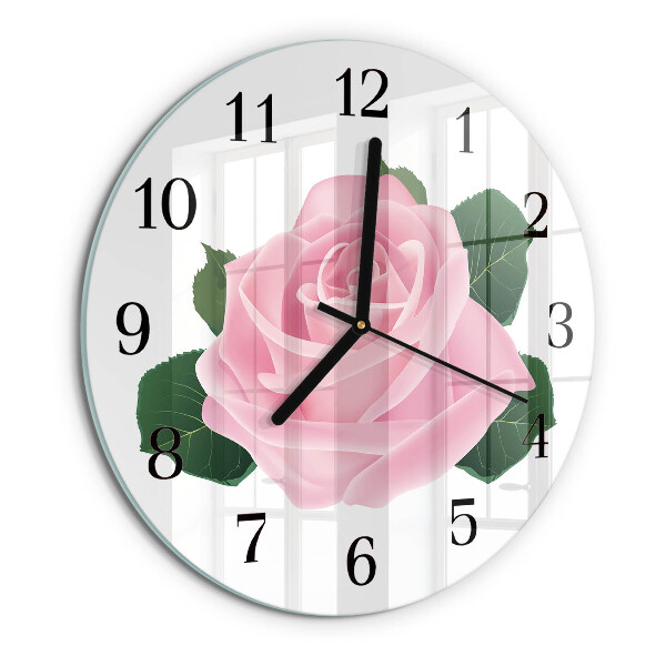 Orologio rotondo Rosa