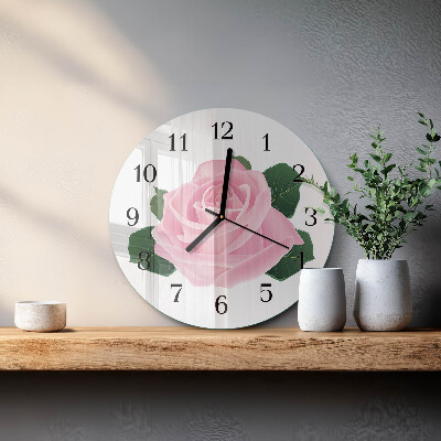 Orologio rotondo Rosa