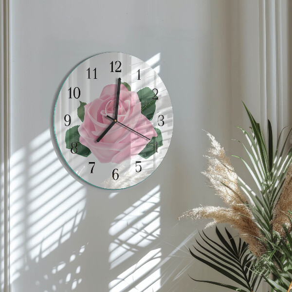Orologio rotondo Rosa
