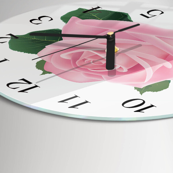 Orologio rotondo Rosa