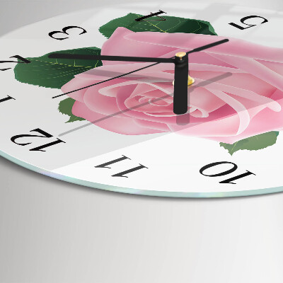 Orologio rotondo Rosa