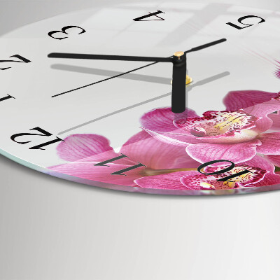 Orologio rotondo Orchidea
