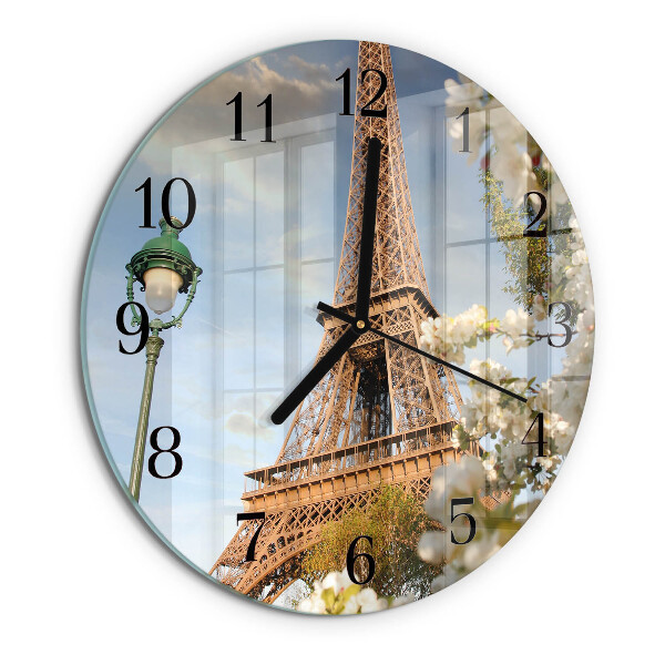 Orologio rotondo Torre Eiffel Parigi