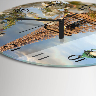 Orologio rotondo Torre Eiffel Parigi