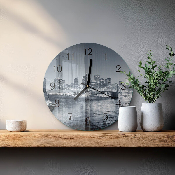 Orologio rotondo Notte dell'orizzonte
