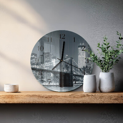 Orologio rotondo Ponte orizzontale
