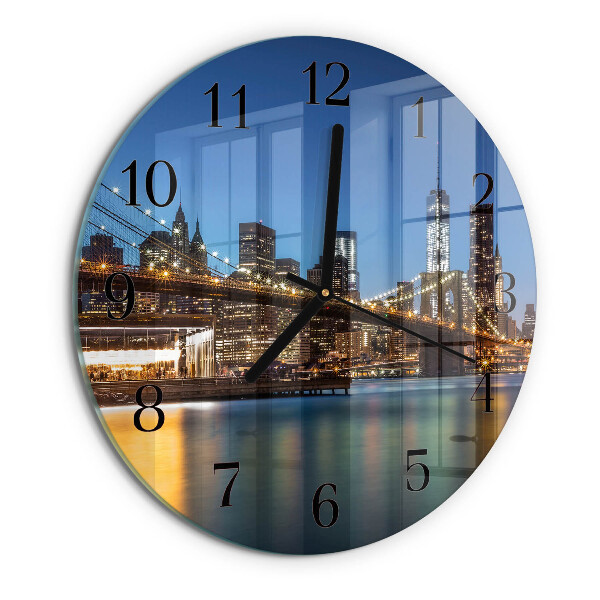 Orologio rotondo Ponte orizzontale