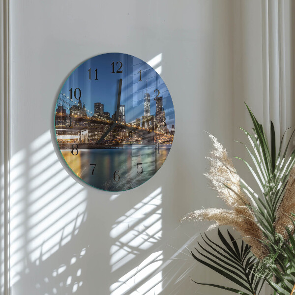 Orologio rotondo Ponte orizzontale