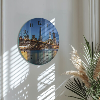 Orologio rotondo Ponte orizzontale