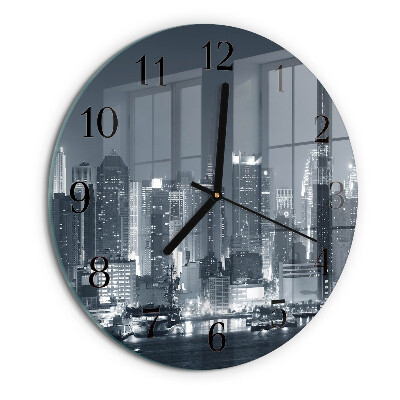 Orologio rotondo Notte dell'orizzonte