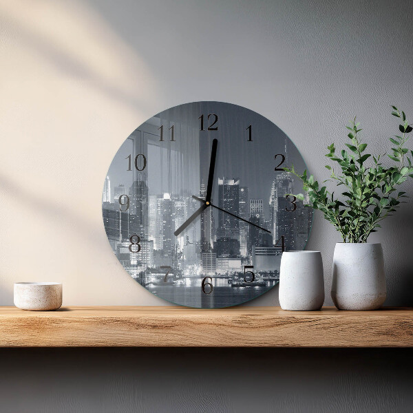 Orologio rotondo Notte dell'orizzonte